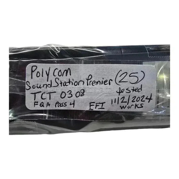 Polycom *READ* Sound Station Prenier Remote Control Black Tested TCT 03 08 FQA - Picture 9 of 9